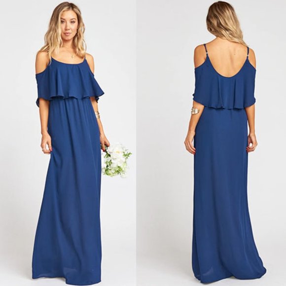 Show Me Your MuMu Dresses & Skirts - Show Me Your Mumu Caitlin Ruffle Maxi Dress NWT XL